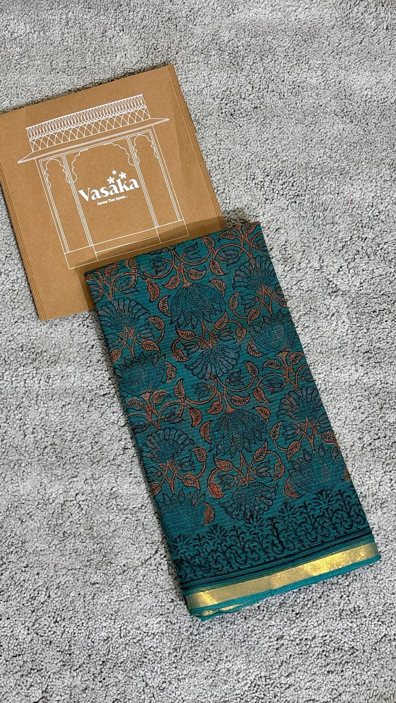 Green_ Kota Doria Saree