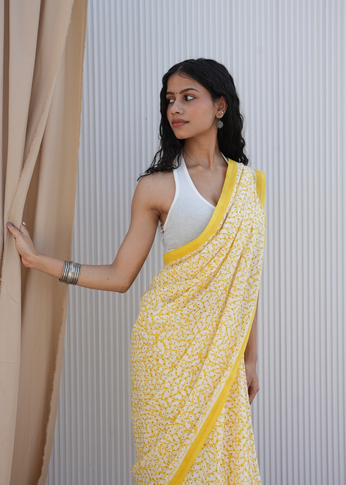 SURYIKA_Heritage Hand Block Printed Pure Cotton Saree