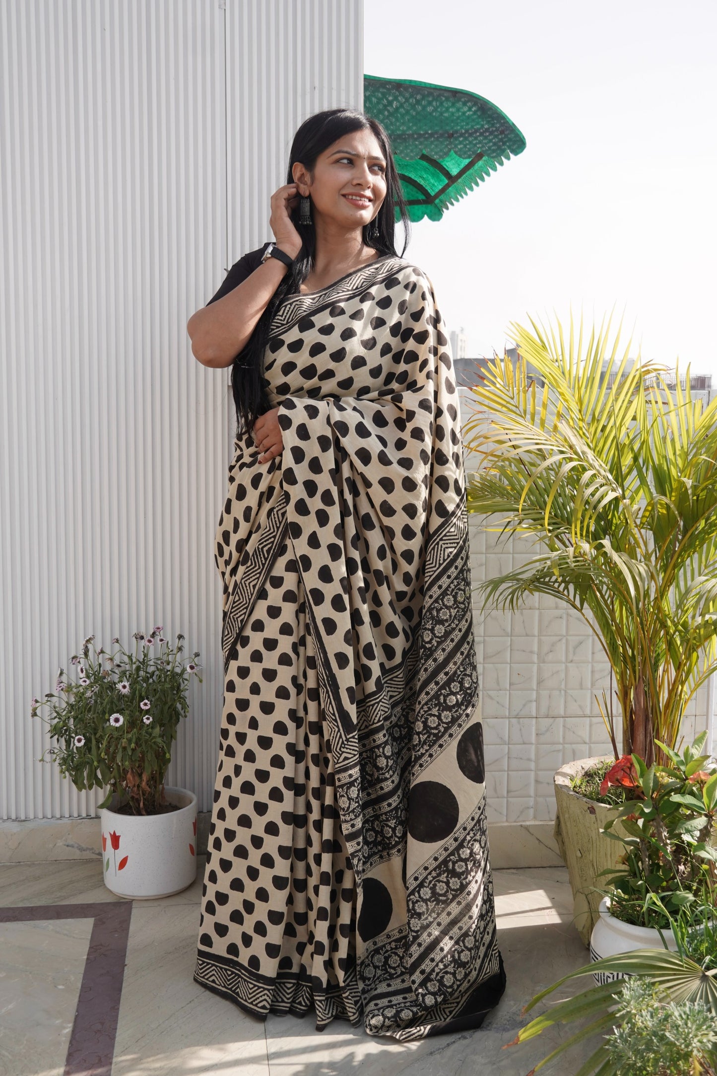 Bondita_Bagru HBP Cotton Saree