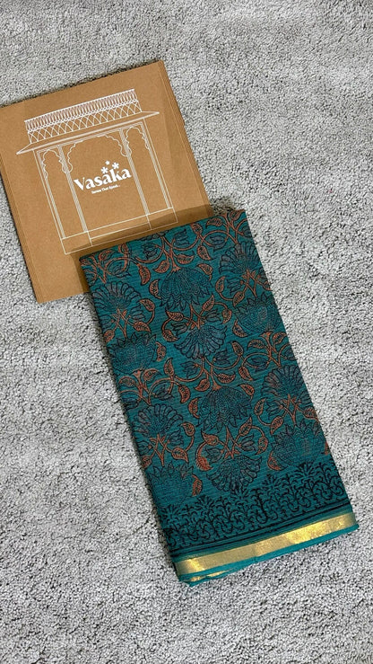 Green_ Kota Doria Saree