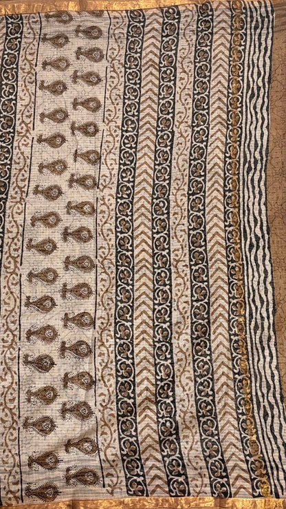 Black_ Kota Doria Saree