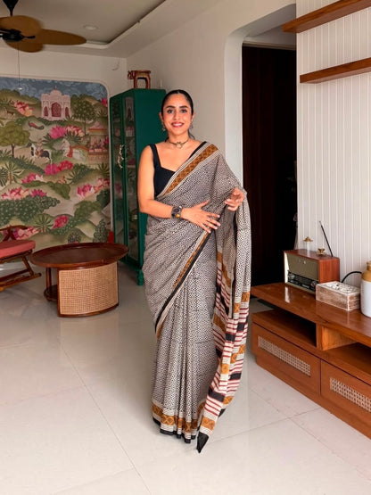 Bhavika _Bagru HBP Cotton Saree