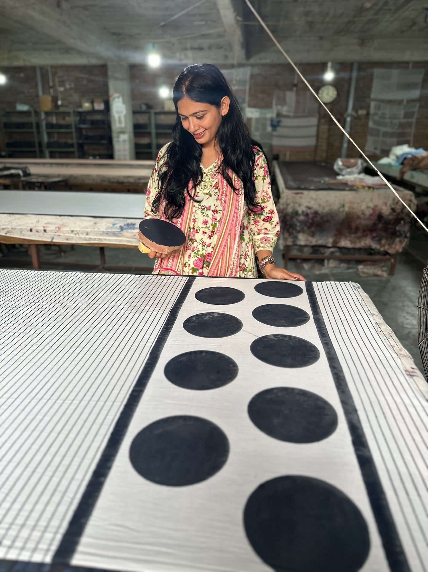 Aarti Hand Block Print Mul Mul Cotton Saree