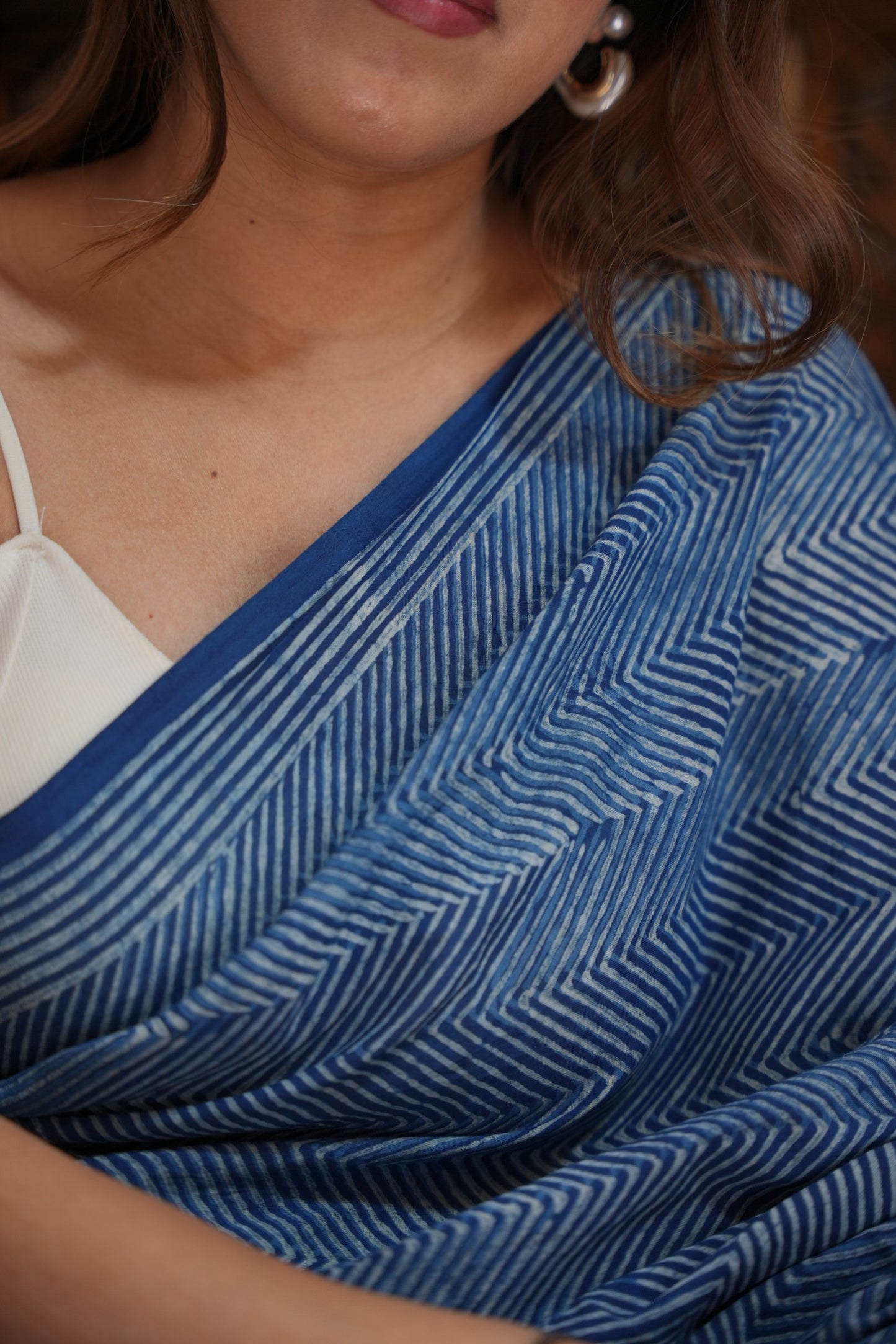 Nupur_Indigo Natural Dye Cotton Saree