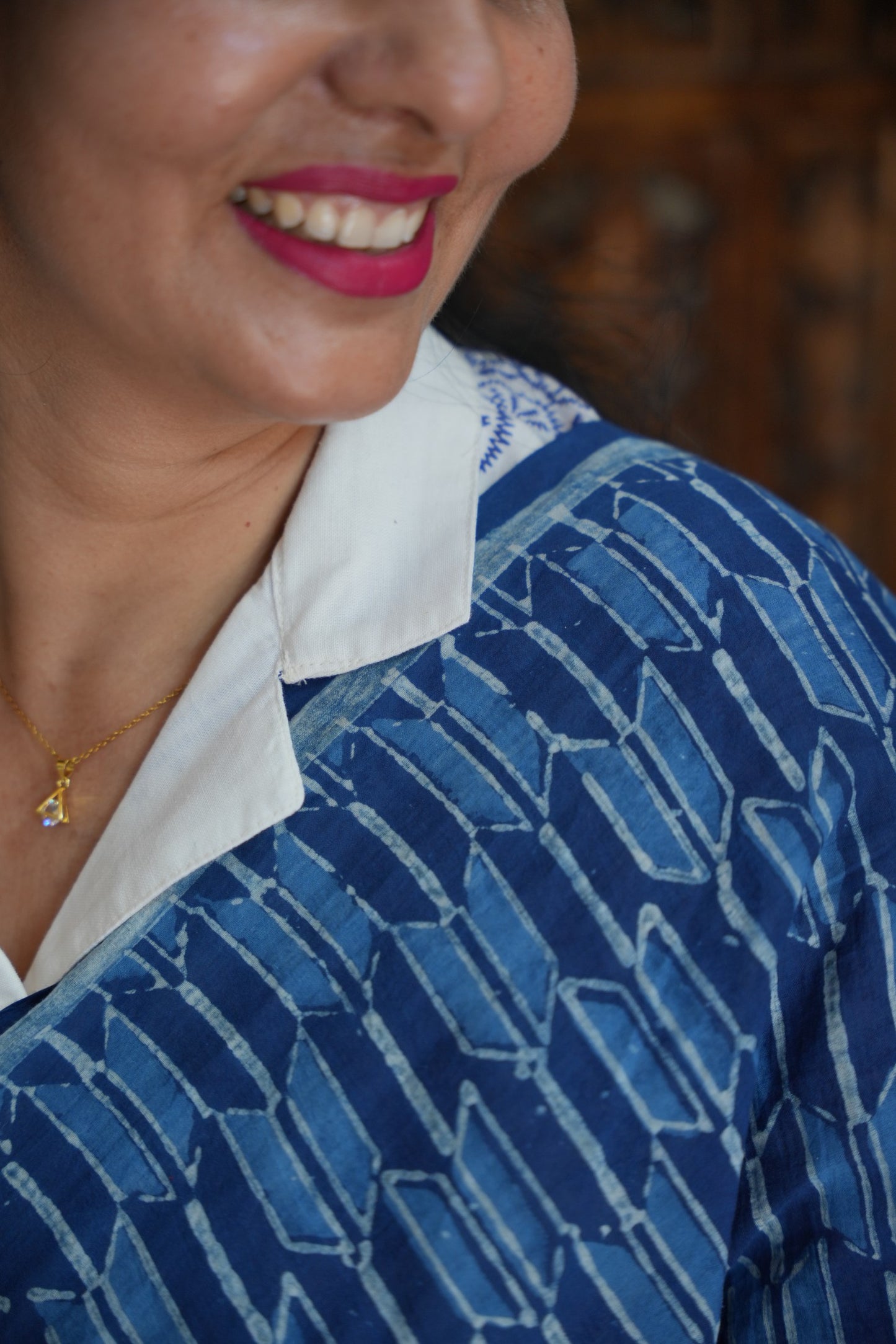 Neeraja_Indigo Natural Dye Cotton Saree