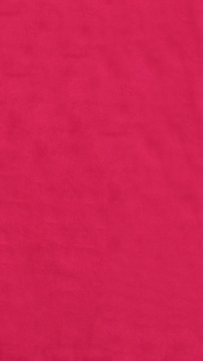 Fuchsia Deep Pink Colour Modal Plain Saree With Tissue Pallu