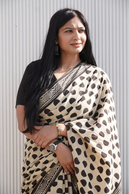 Bondita_Bagru HBP Cotton Saree