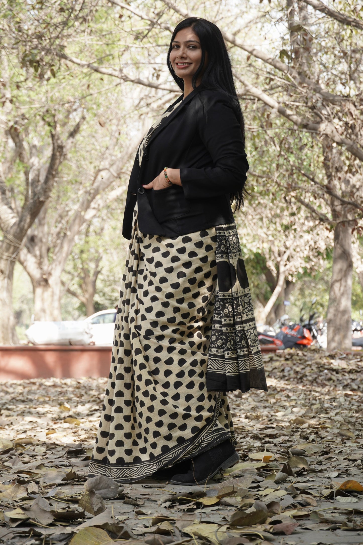 Bondita_Bagru HBP Cotton Saree