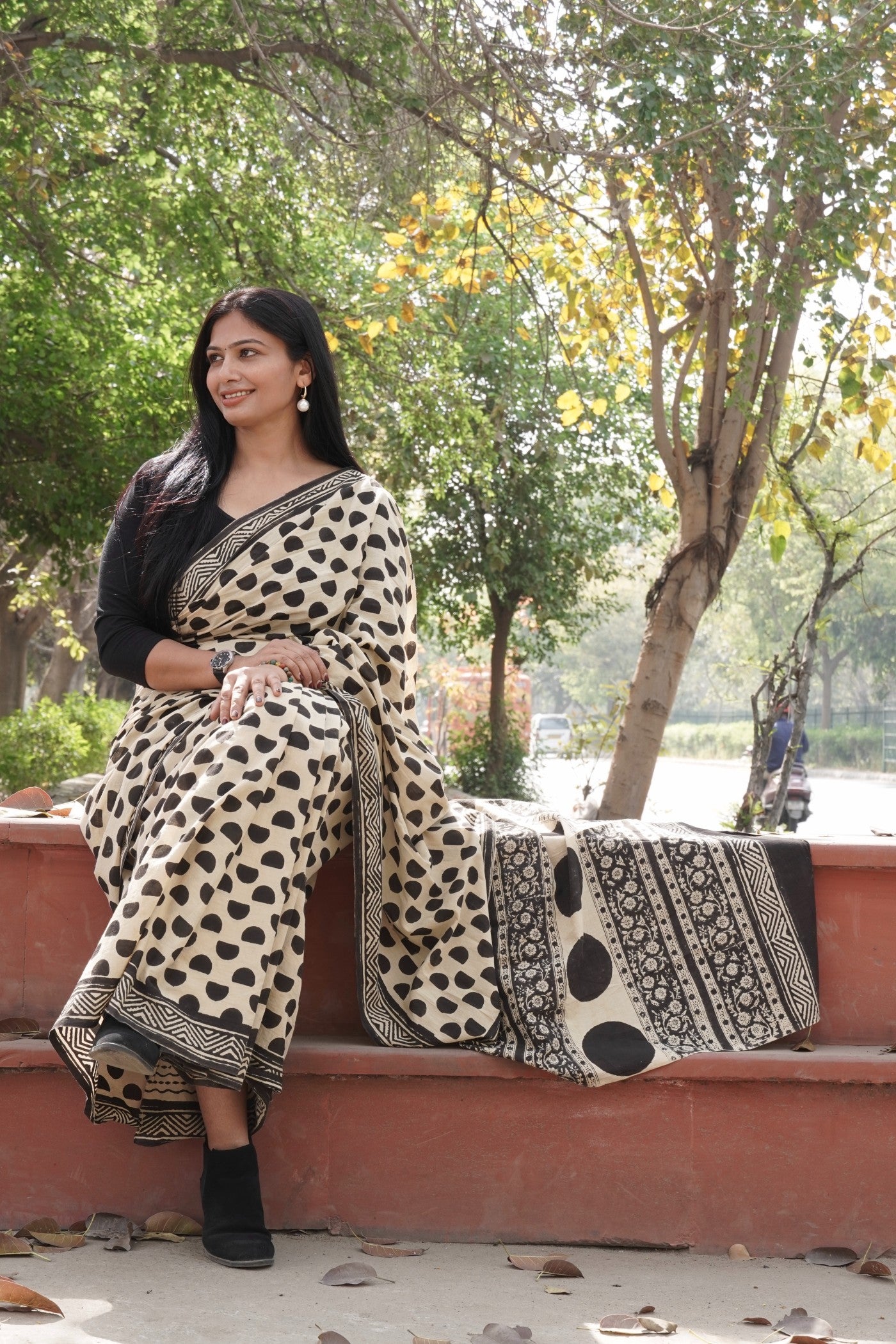 Bondita_Bagru HBP Cotton Saree