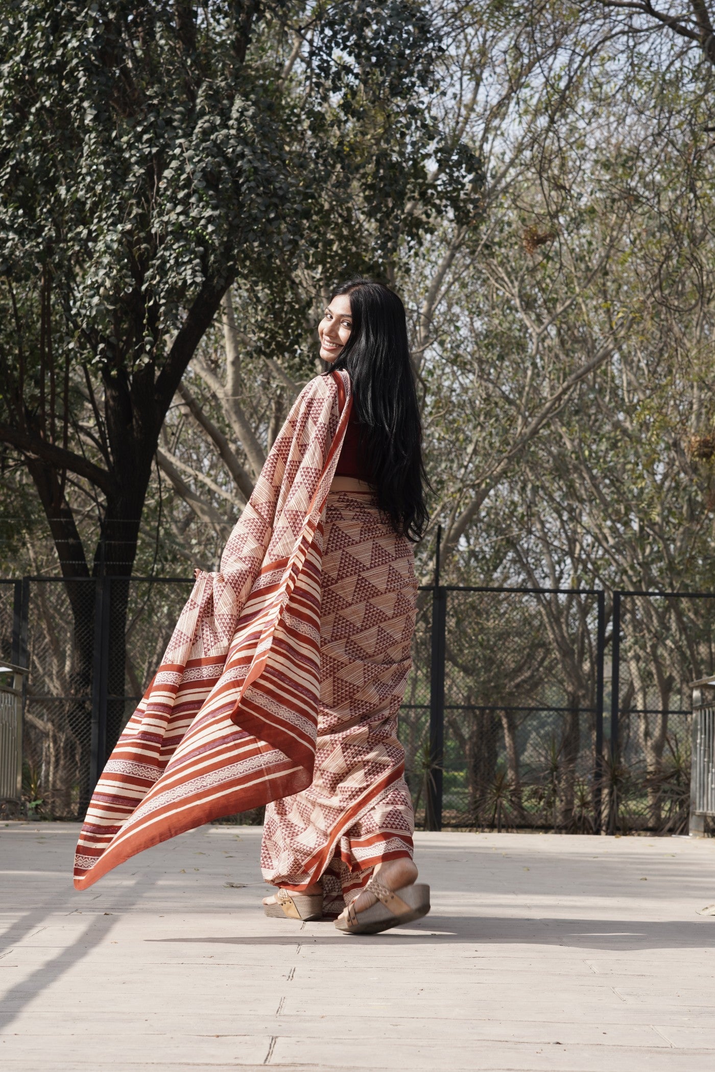 Rukmini _Bagru HBP Cotton Saree