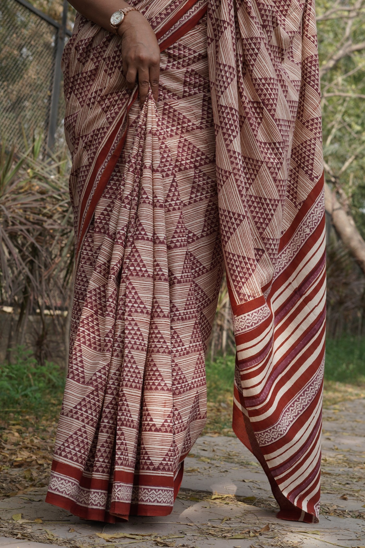 Rukmini _Bagru HBP Cotton Saree