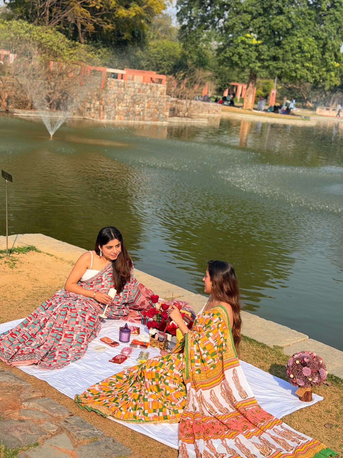 Simran_Heritage Hand Block Printed Pure Cotton Saree