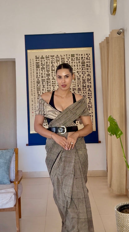 Monisha_Bagru HBP Cotton Saree
