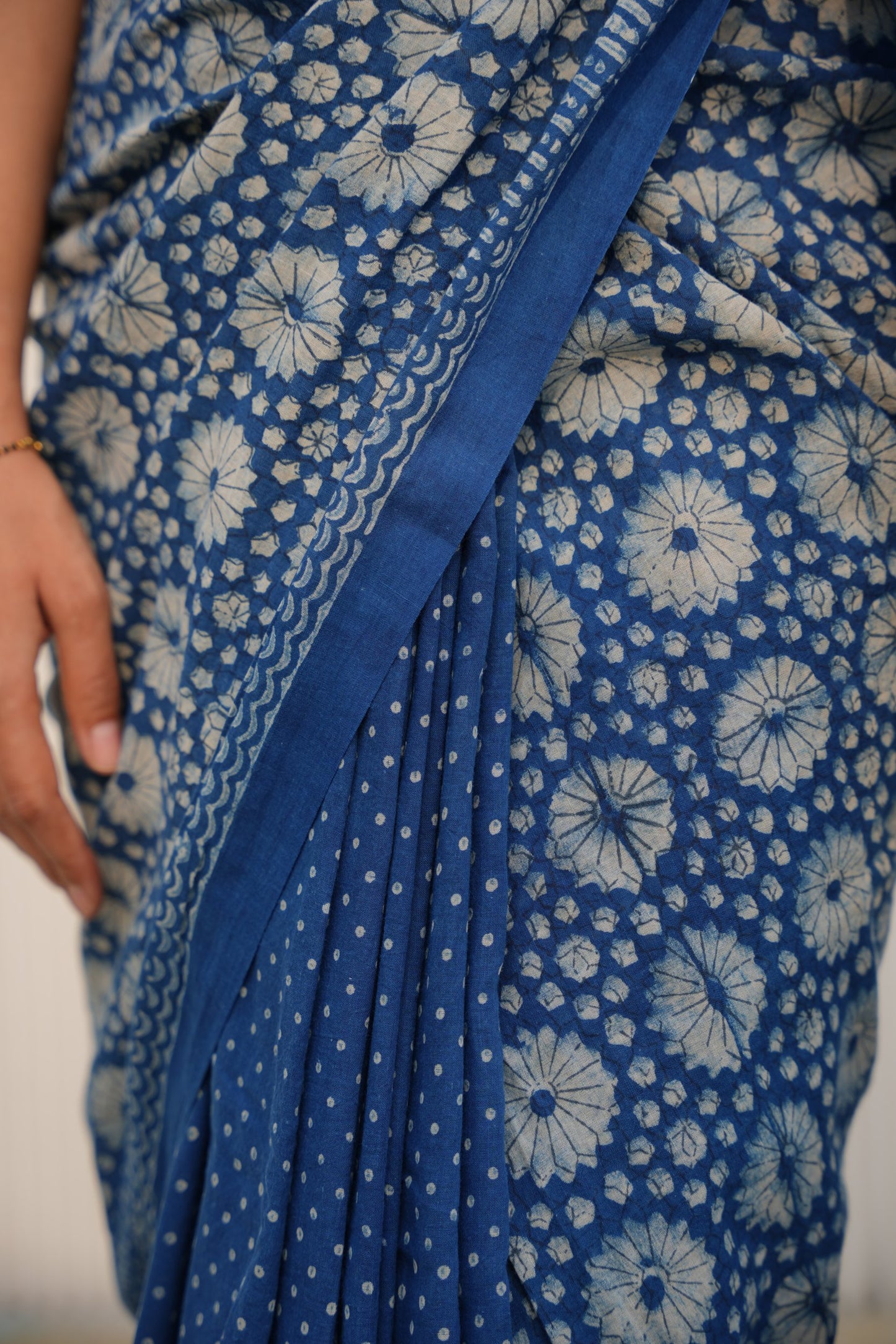 lightweight cotton workwear saree