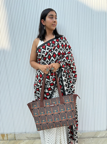 lightweight cotton workwear saree